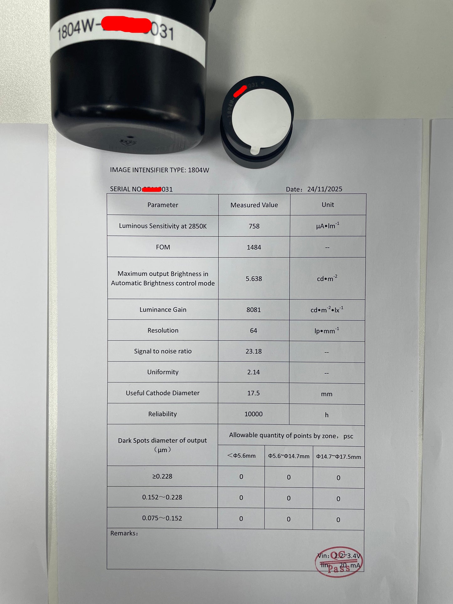 PVS-14 White Phos. FOM 1400+ Gen 2+